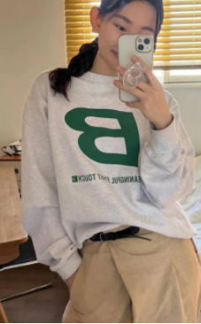 Korean Style Loose Thin Lazy Top