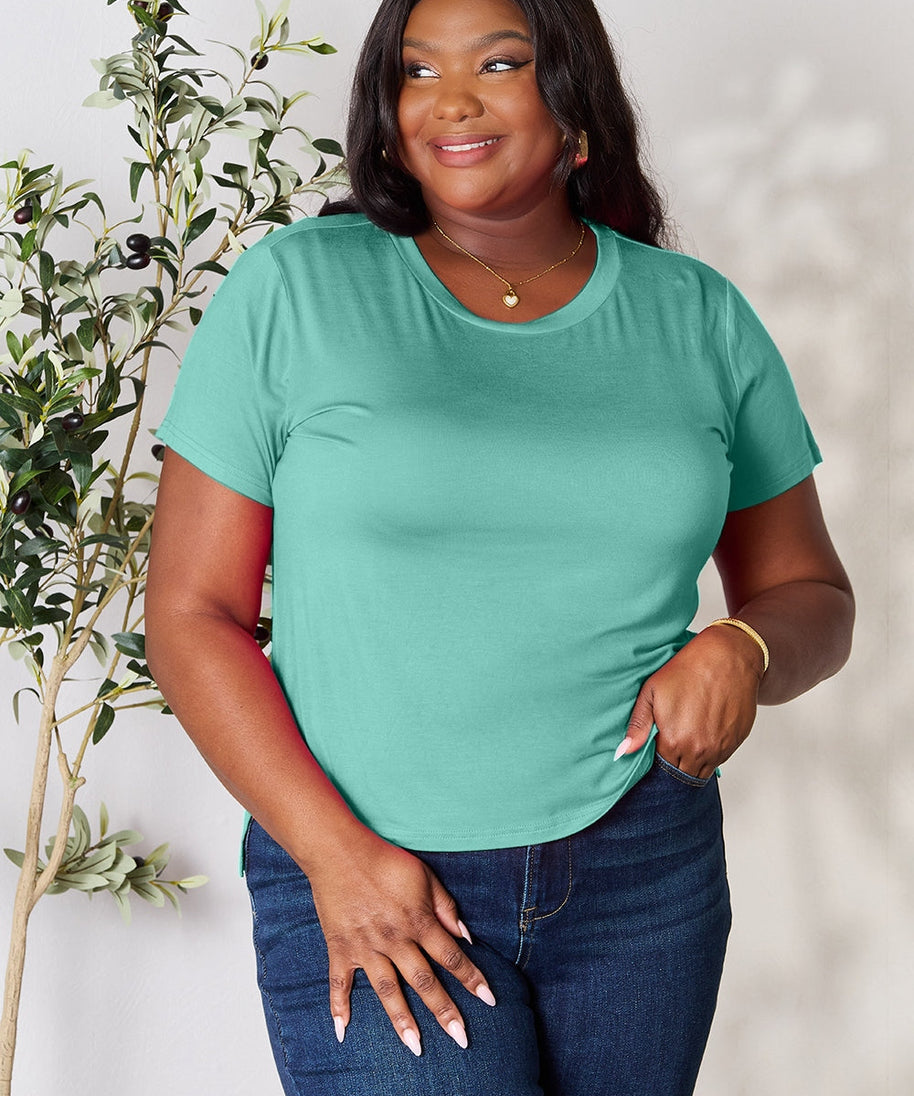 Basic Bae Full Size Round Neck Short Sleeve T-Shirt