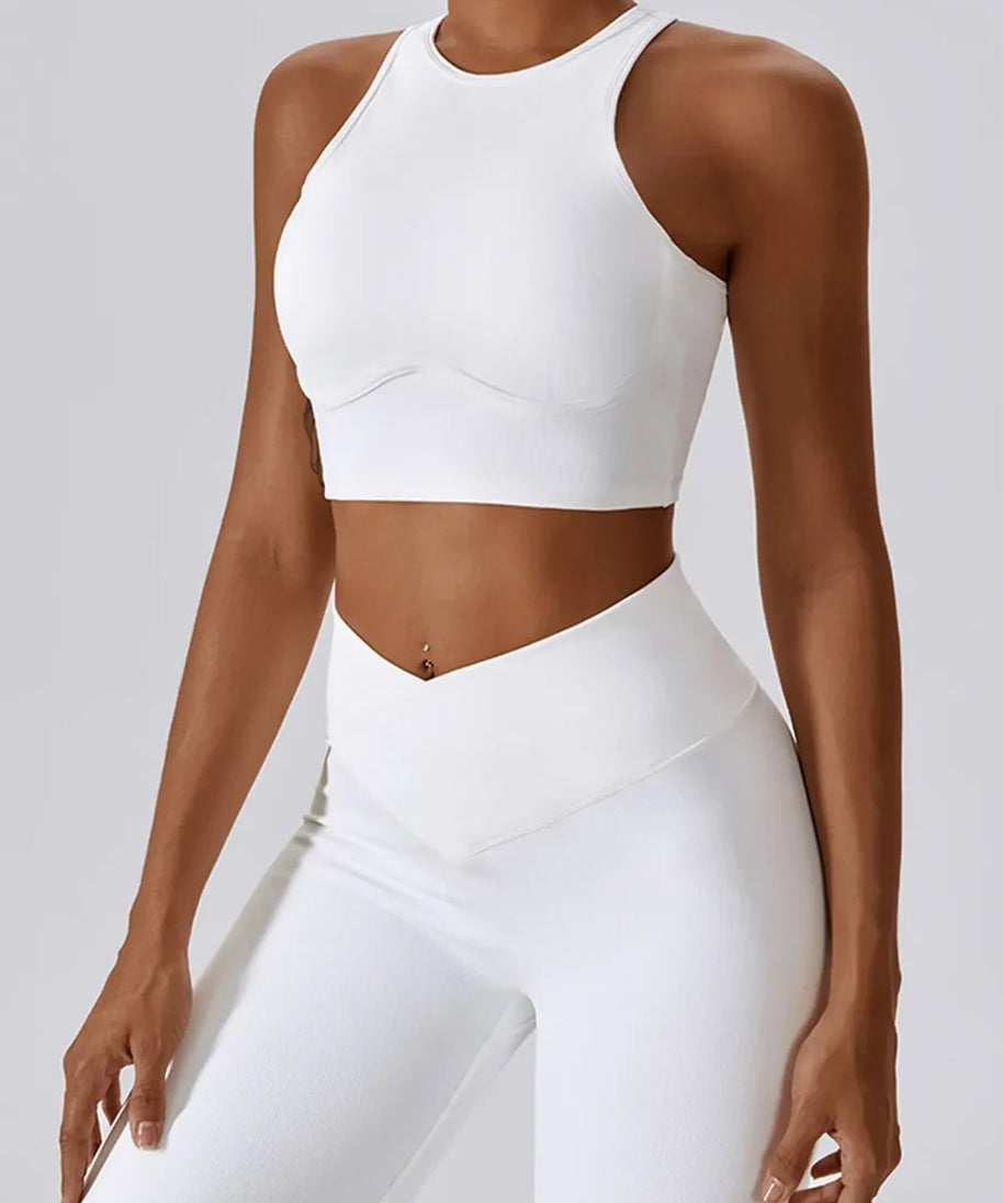 Basic Bae Cutout Racerback Active Tank
