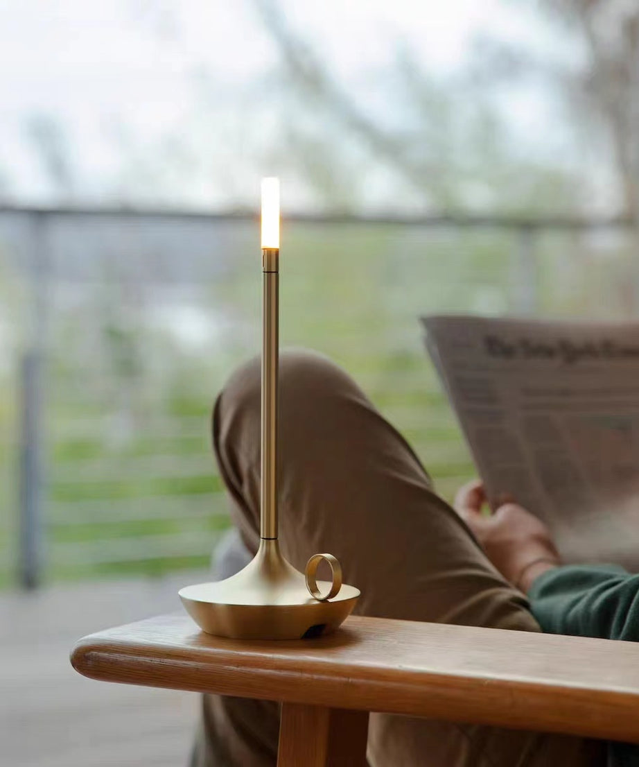 Chic LED Vintage Candle Table Lamp