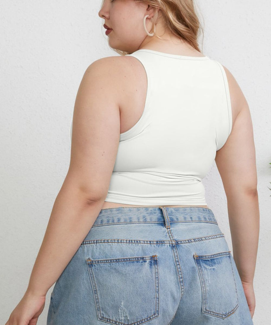 Basic Bae Full Size Round Neck Slim Tank