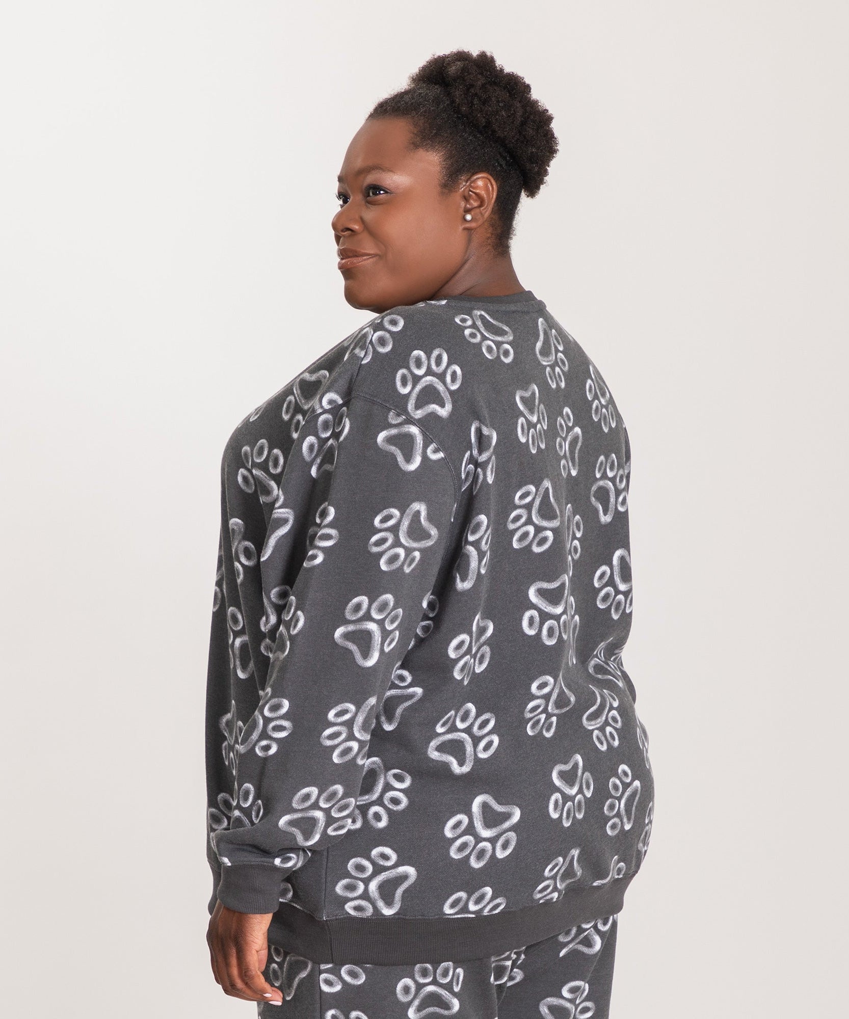 All Over Chalk Paw Sweatshirt