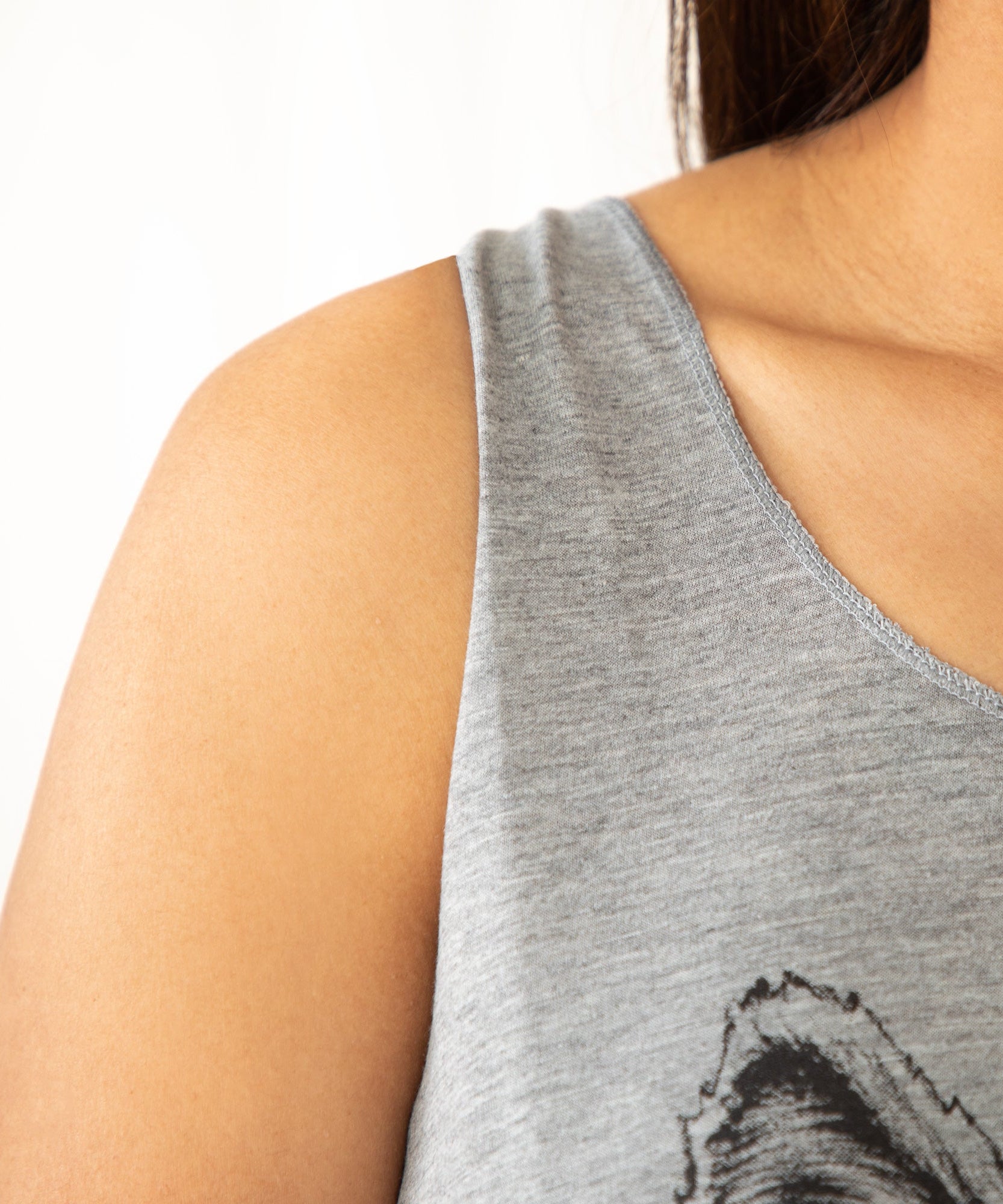 Gray Wolf Tank Top