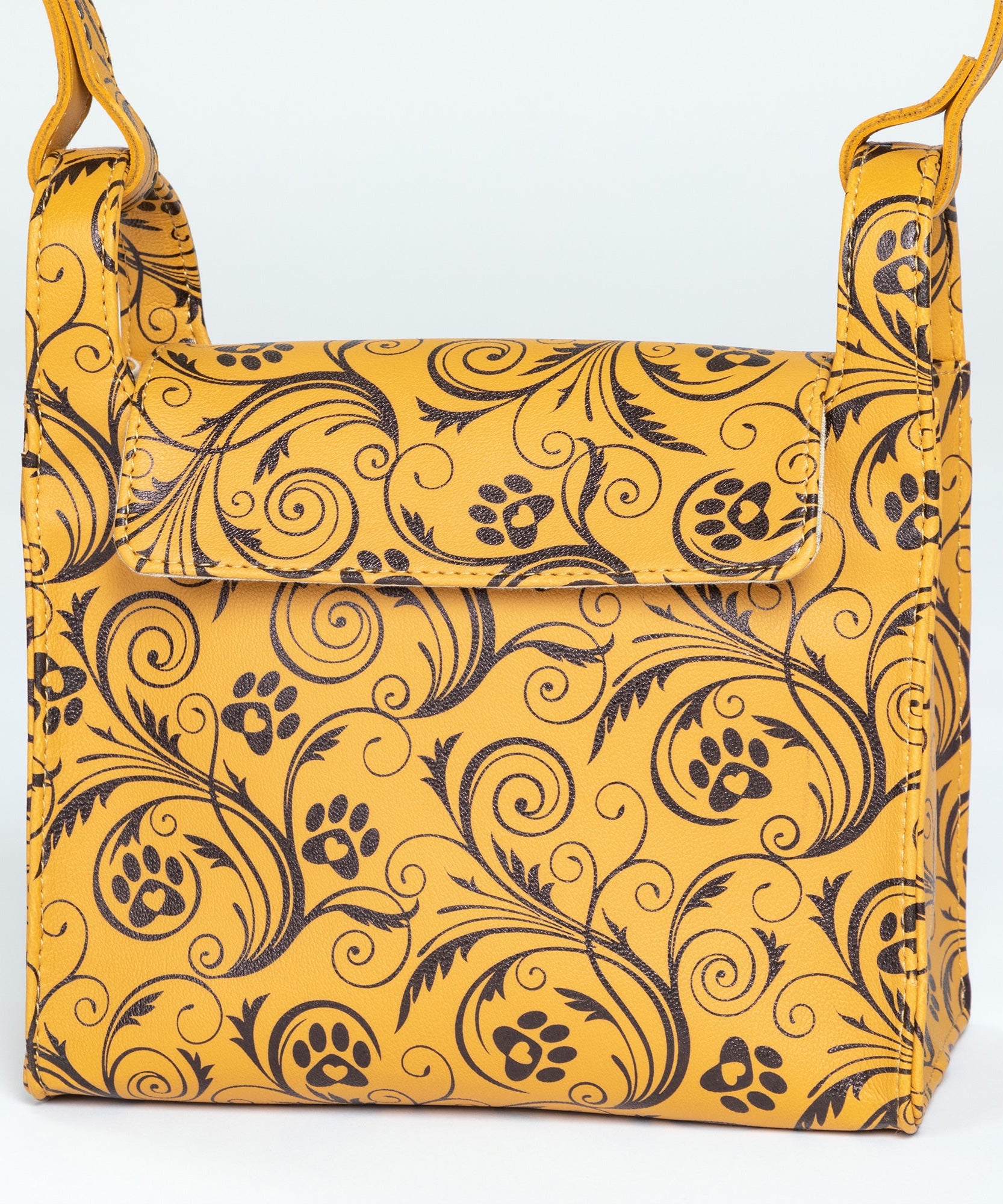 Paws & Vines Faux Leather Purse