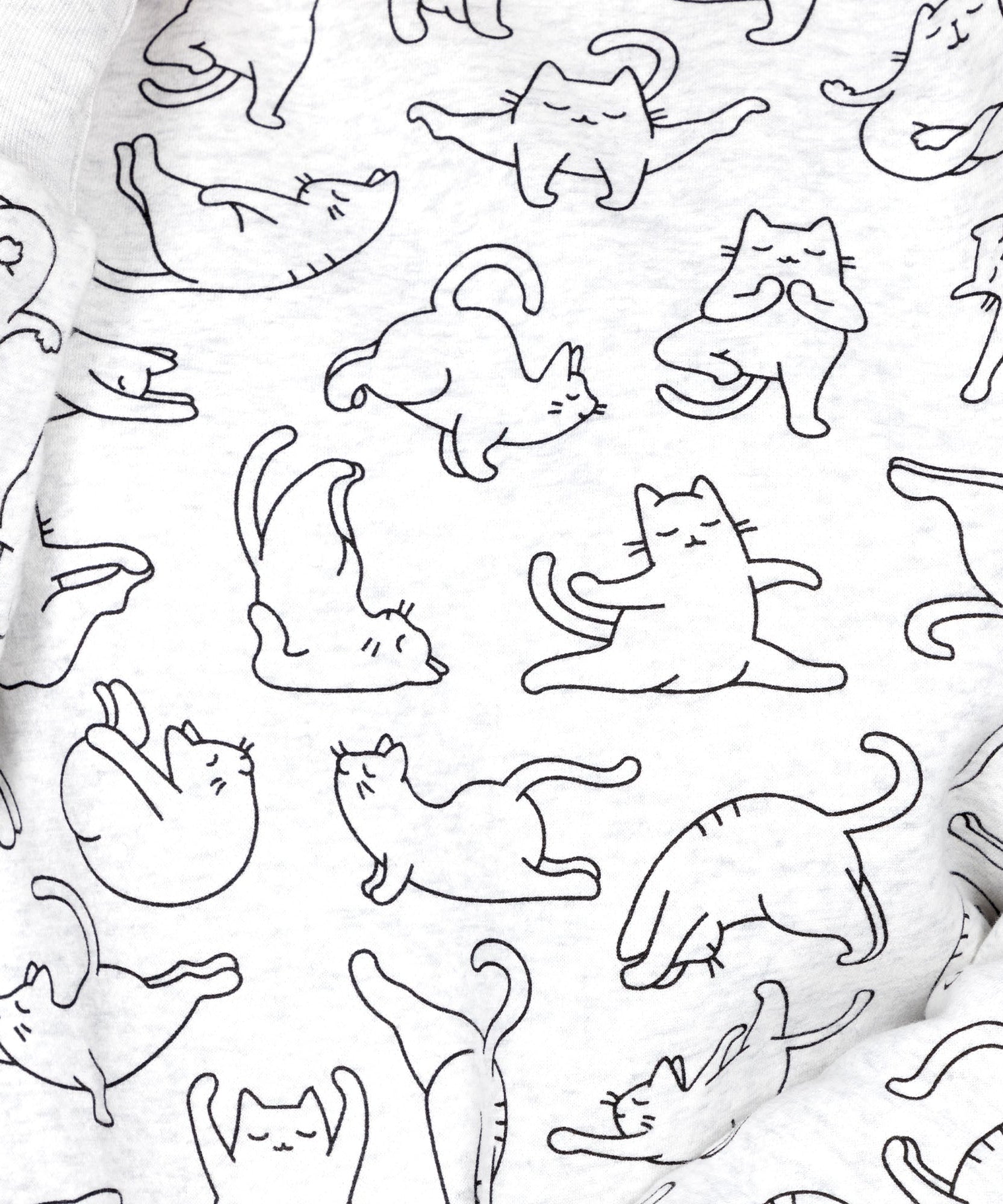 Cat Yoga Crew Sweatshirt