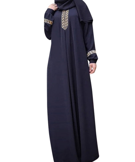 Long Muslim Hijab Dresses for Women - Dubai Abaya & Patchwork