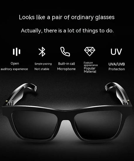 Smart Glasses Bluetooth Sunglasses – Wireless Headset Eyewear