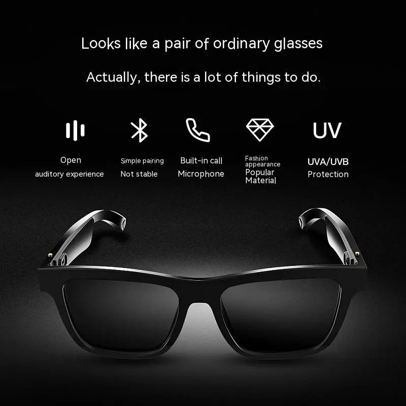 Smart Glasses Bluetooth Sunglasses – Wireless Headset Eyewear