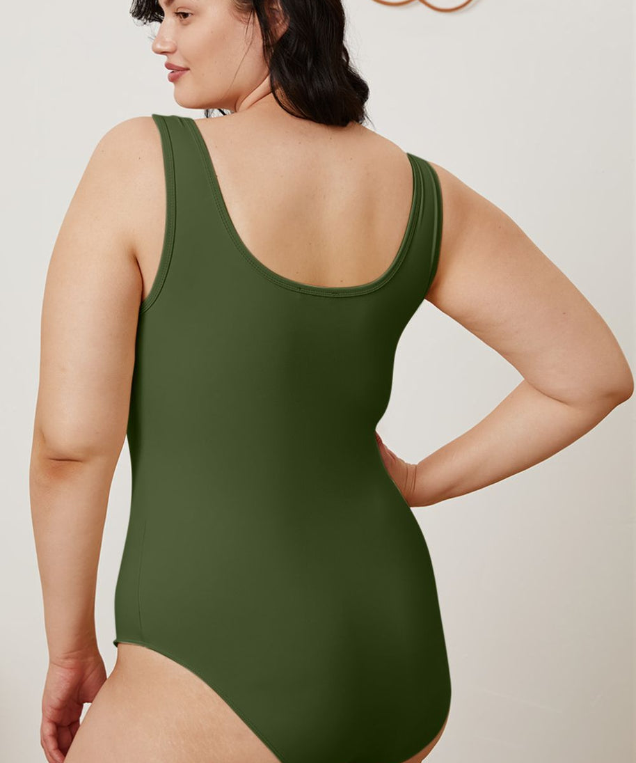 Basic Bae Full Size Square Neck Sleeveless Bodysuit