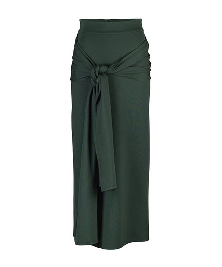 Solid Color Muslim Hip Skirt for Women