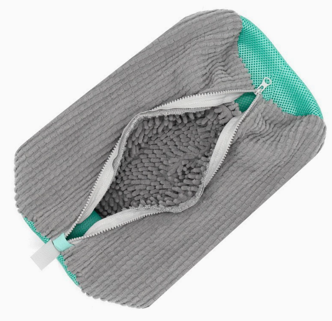 Sac de lavage rembourré en filet pour chaussures, protection pour machine à laver