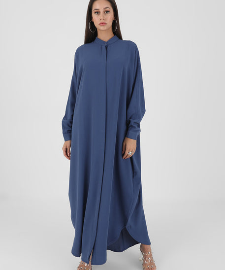 Muslim Abaya with Batwing Sleeves - Southeast Asia Fashion