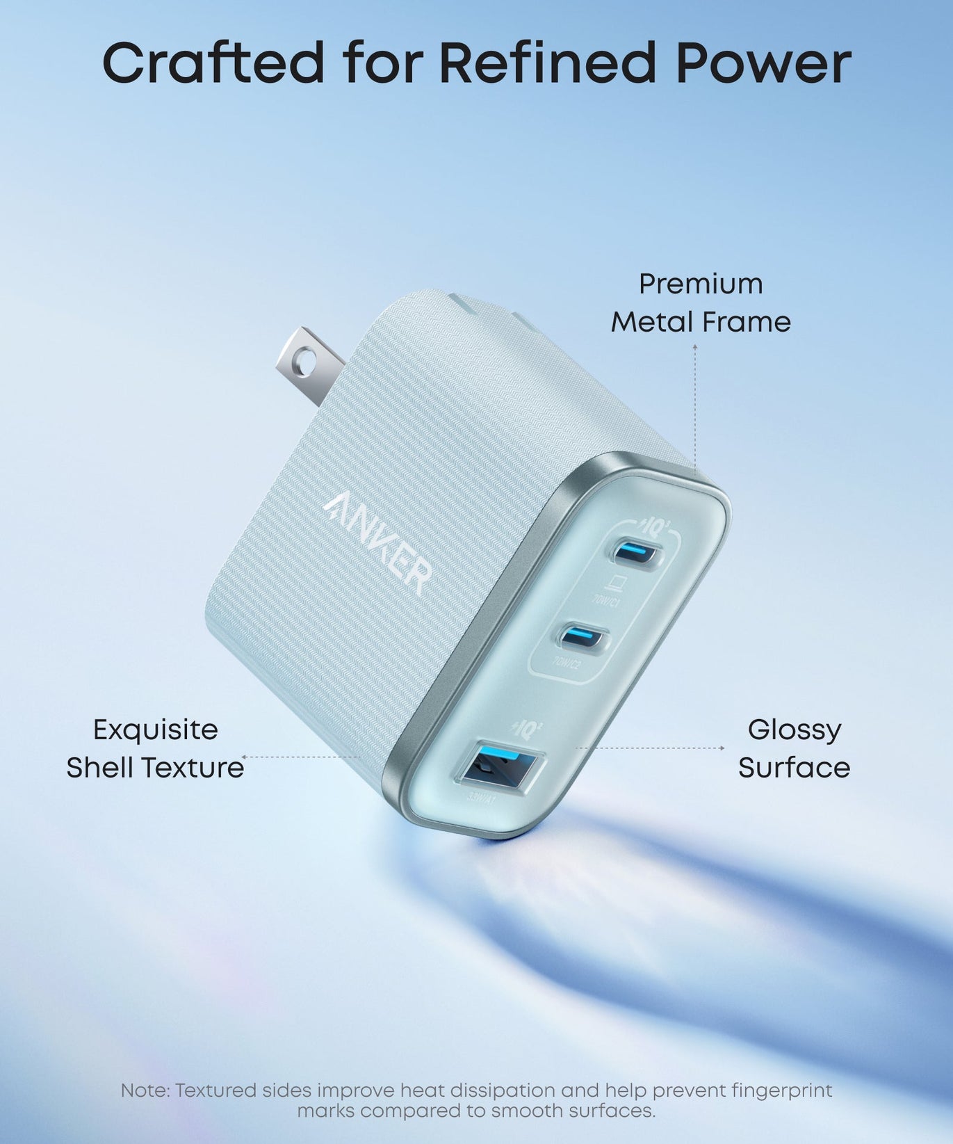 Anker Nano Charger (70W, 3 Ports)