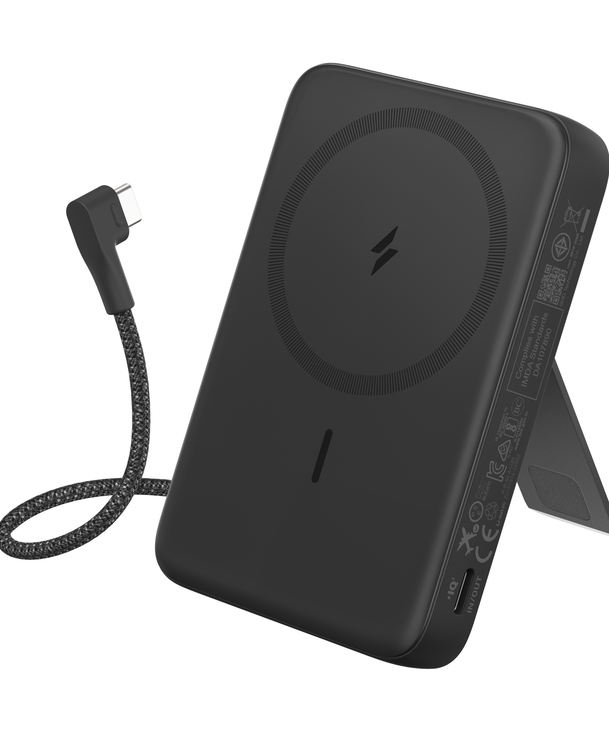 Anker Zolo Magnetic Power Bank (10K, 30W, Built-in USB-C Cable)