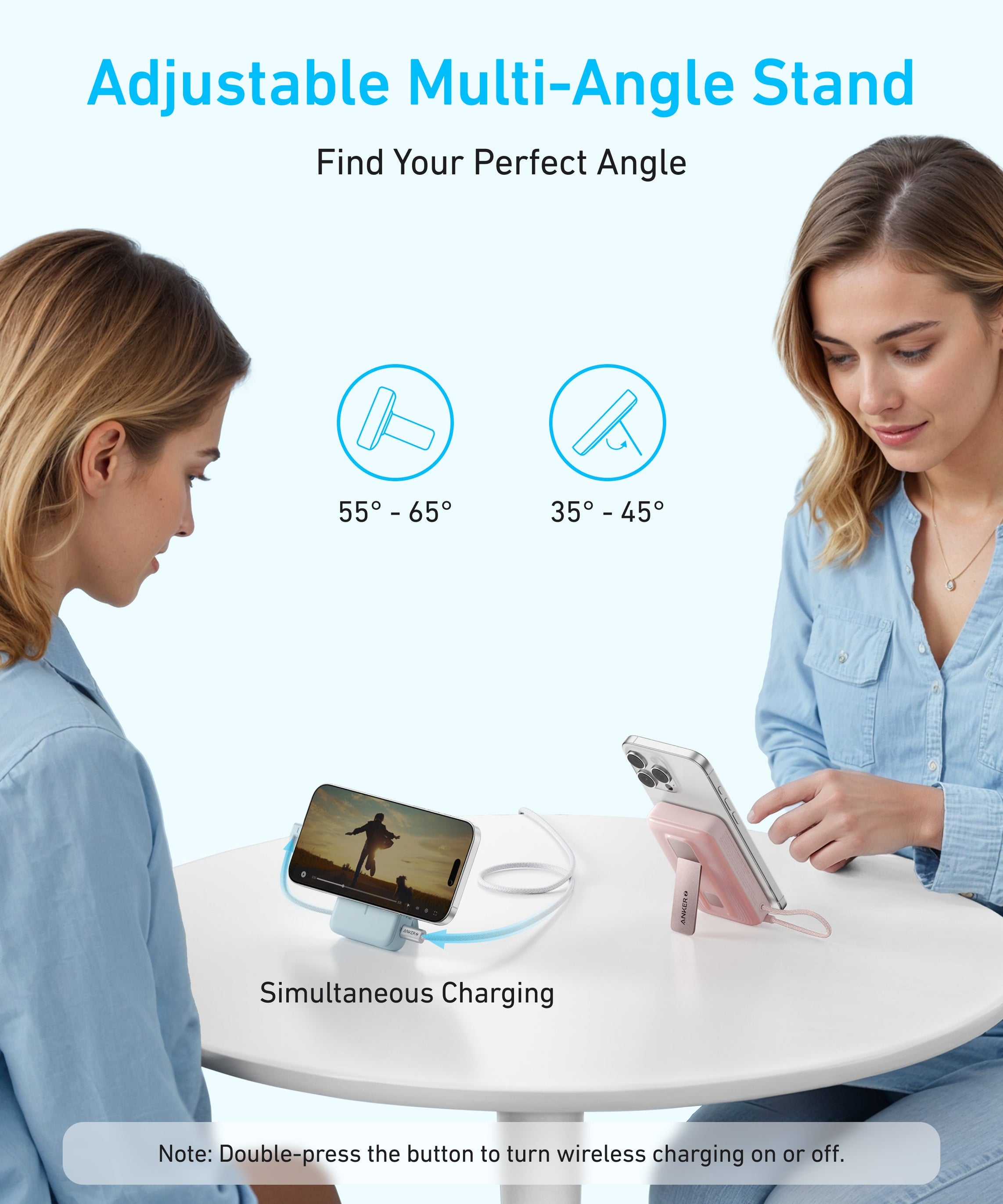 Anker Zolo Magnetic Power Bank (10K, 30W, Built-in USB-C Cable)