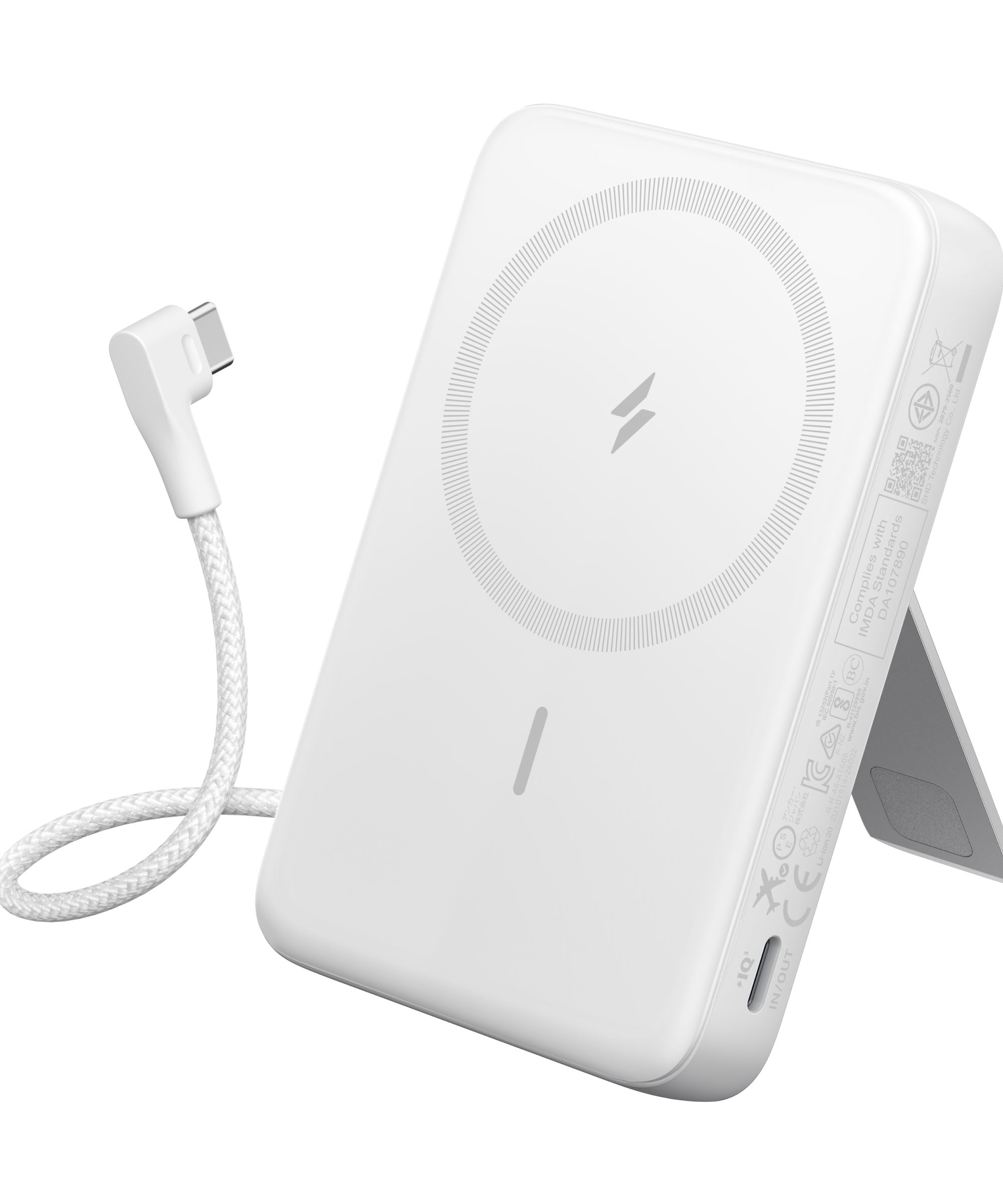 Anker Zolo Magnetic Power Bank (10K, 30W, Built-in USB-C Cable)
