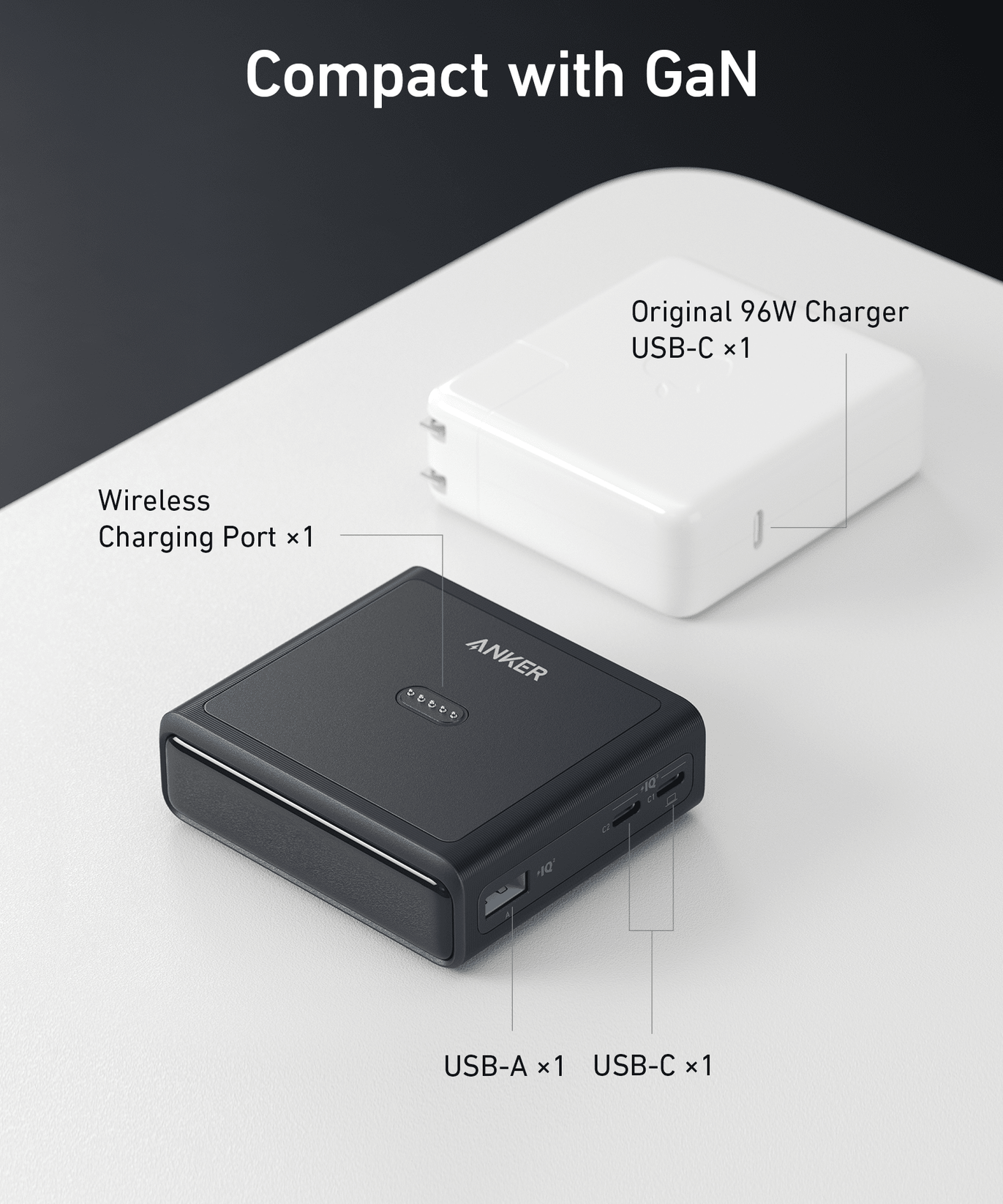 Anker 100W Charging Base for Anker Prime Power Bank
