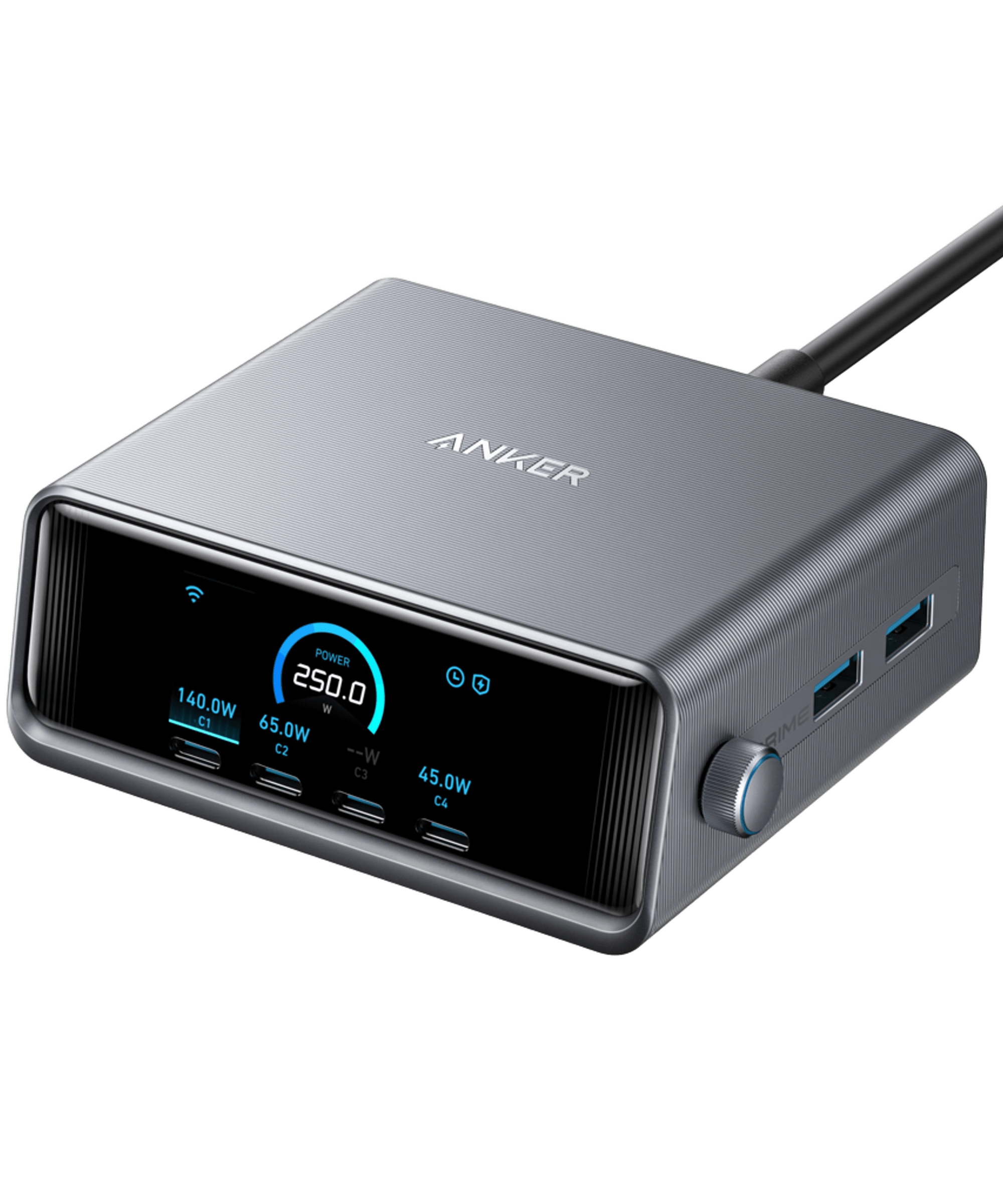 Anker Prime Charger (250W, 6 Ports, GaNPrime)