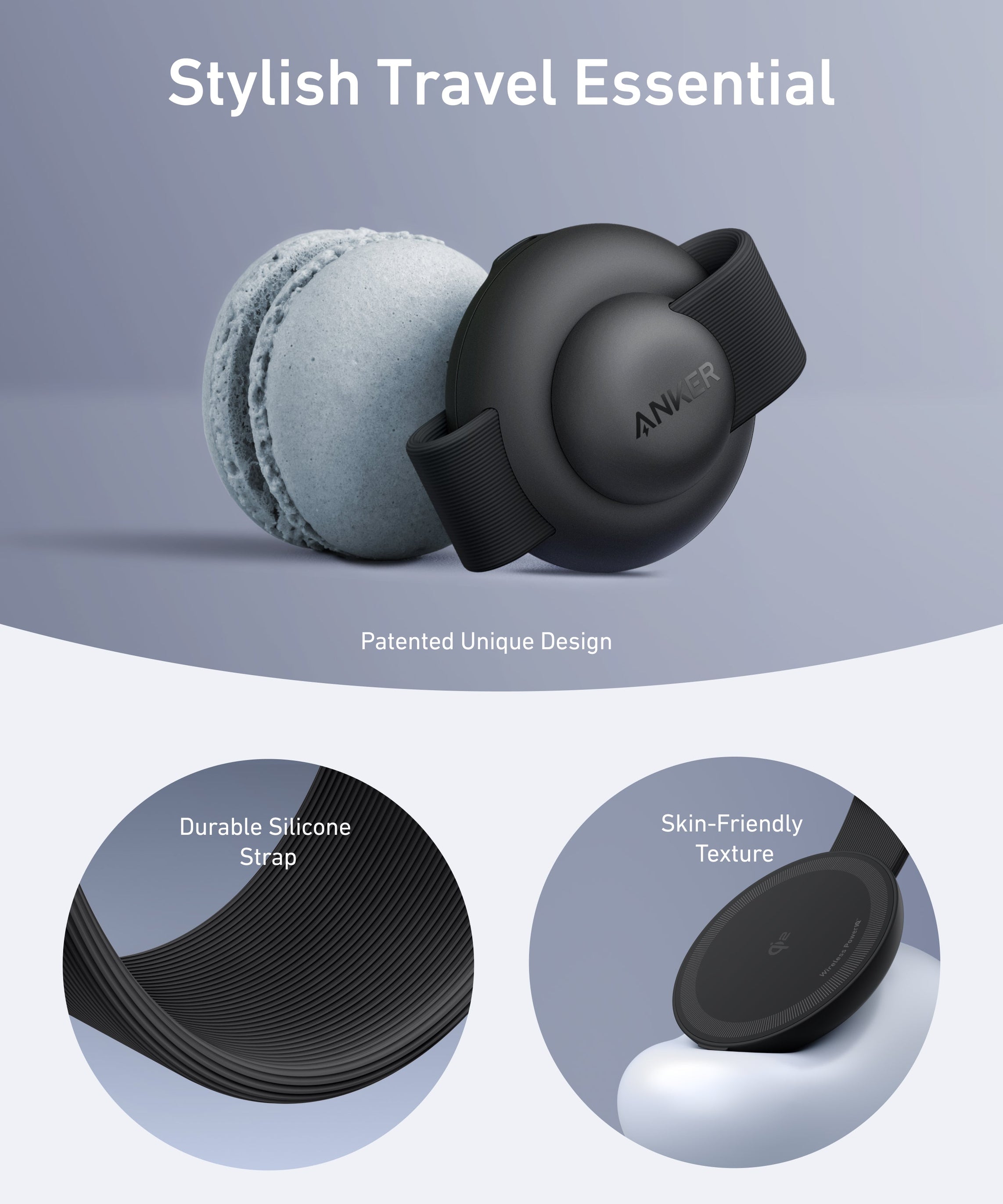 Anker MagGo Wireless Charging Station (3-in-1, Foldable Pad)