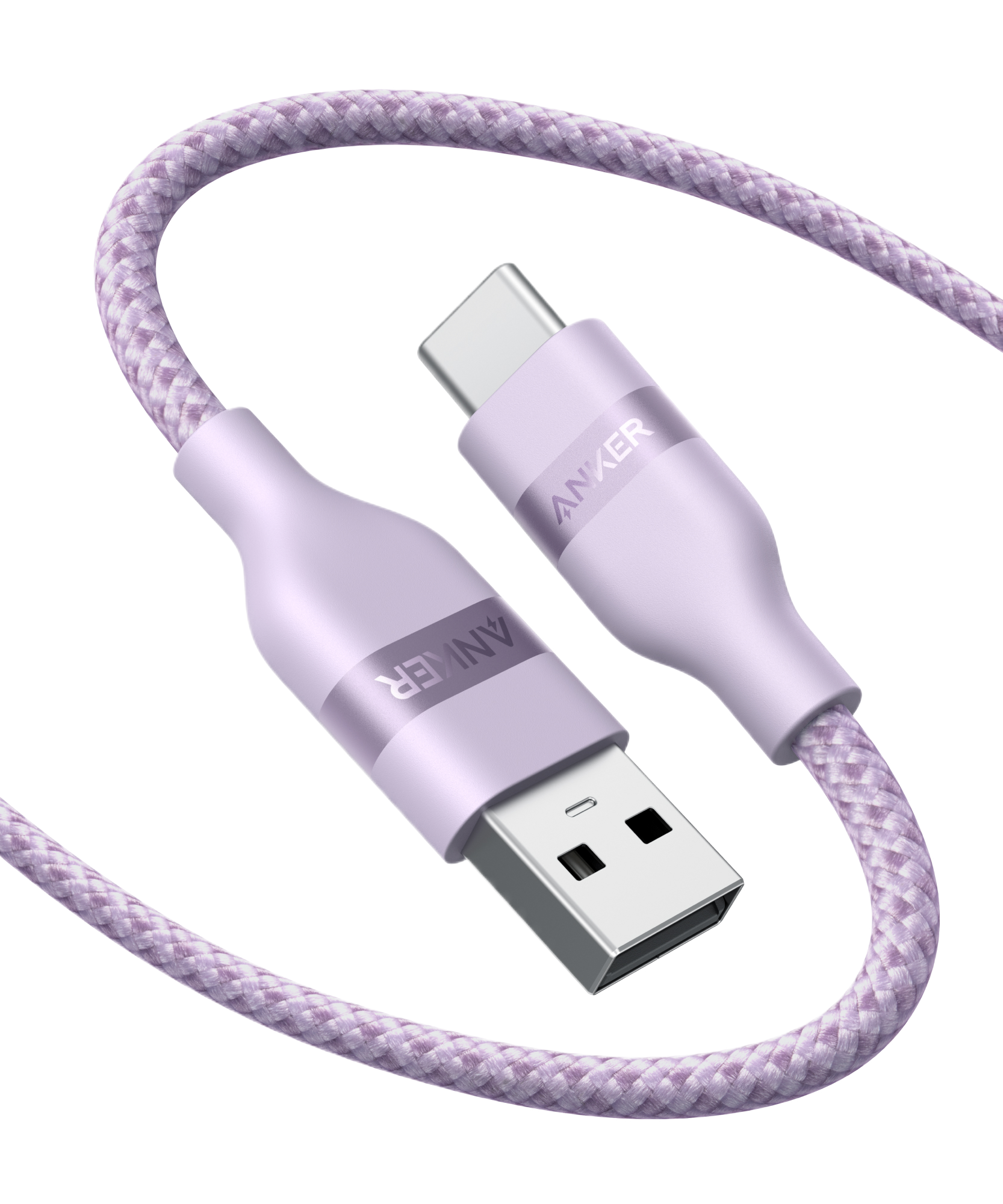 Anker USB-A to USB-C Cable (3 ft / 6 ft, Upcycled-Braided)