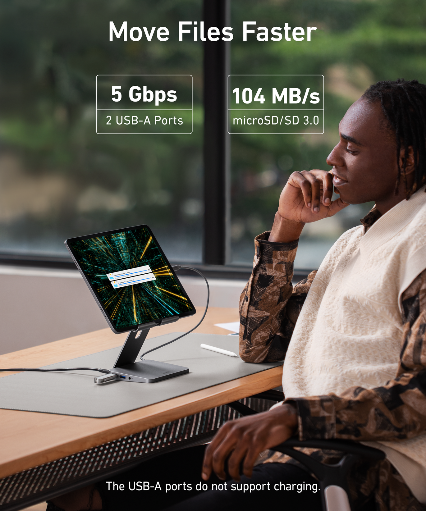 Anker 551 USB-C Hub (8-in-1, Tablet Stand)