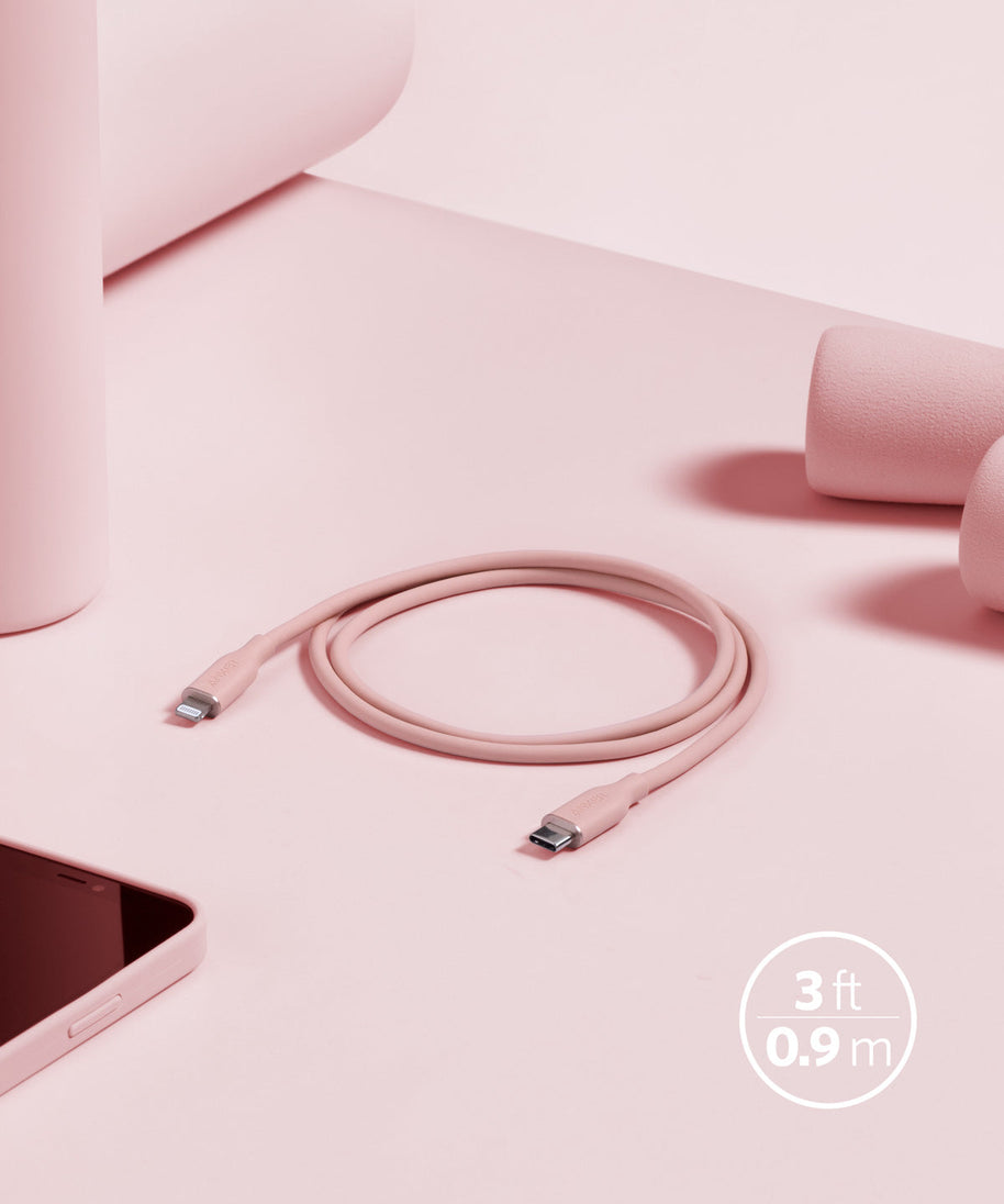 Anker <b>641</b> USB-C to Lightning Cable (Flow, 3 ft Silicone)