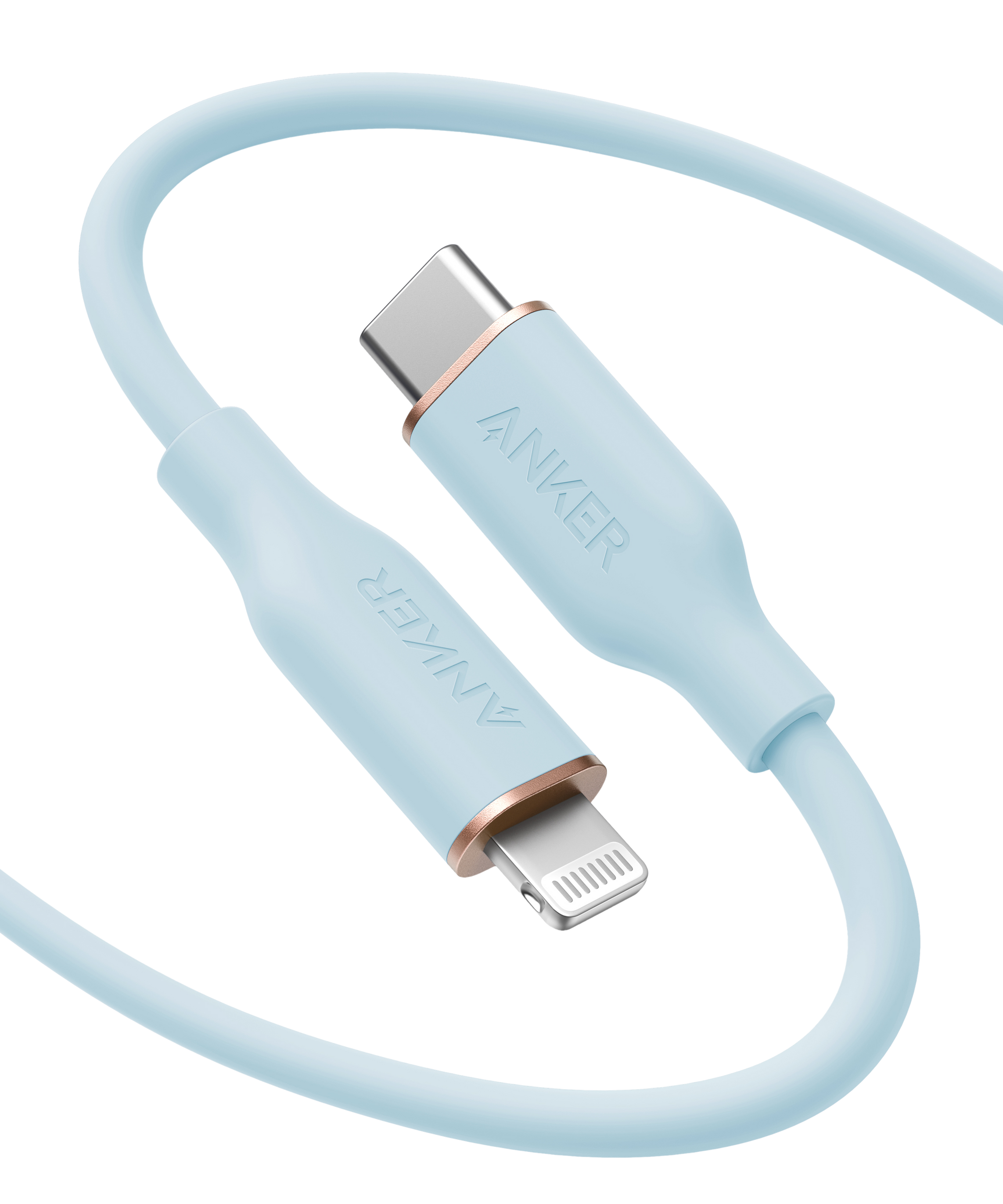 Anker <b>641</b> USB-C to Lightning Cable (Flow, Silicone)