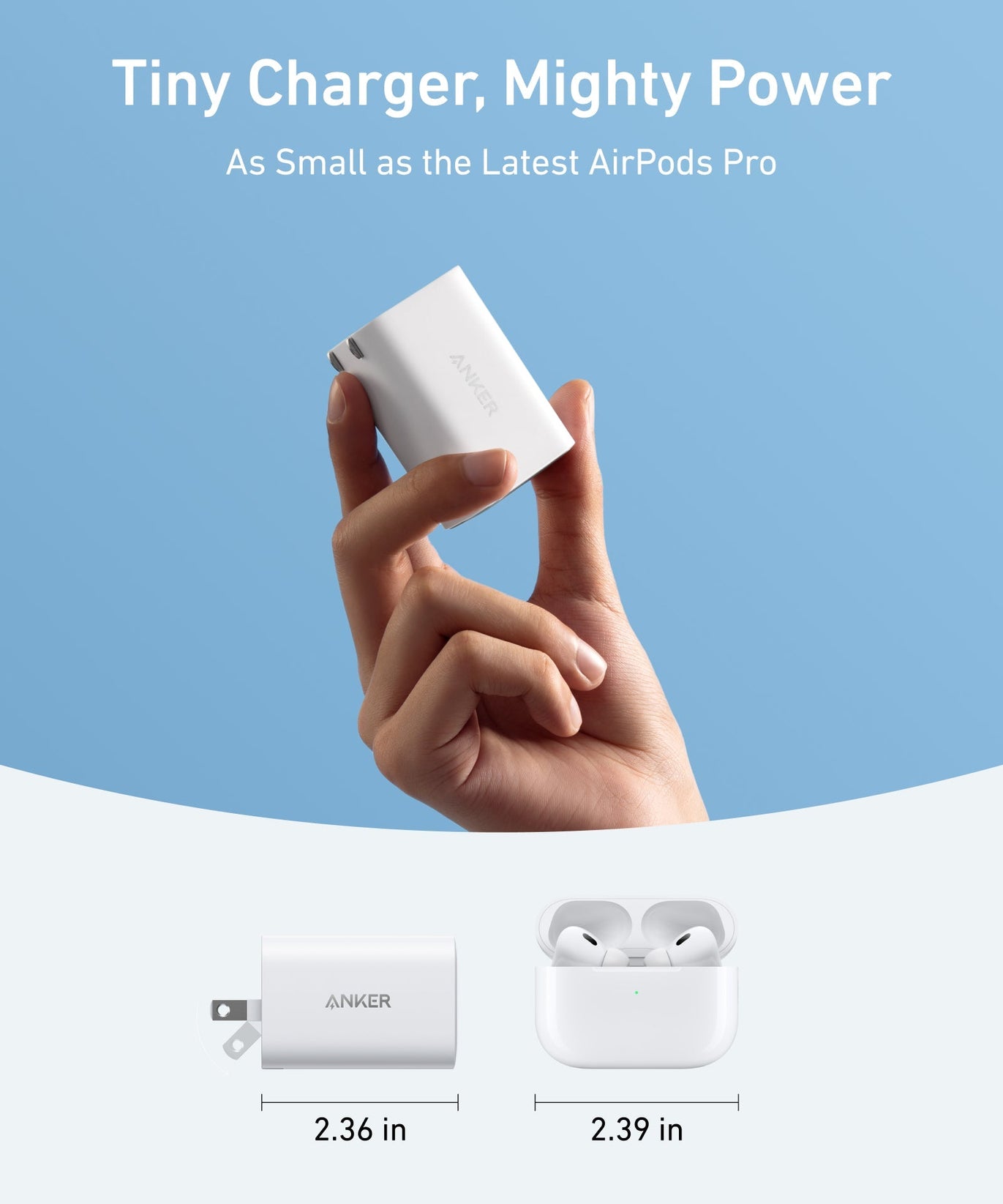 Anker Nano Charger (100W) with USB-C Cable