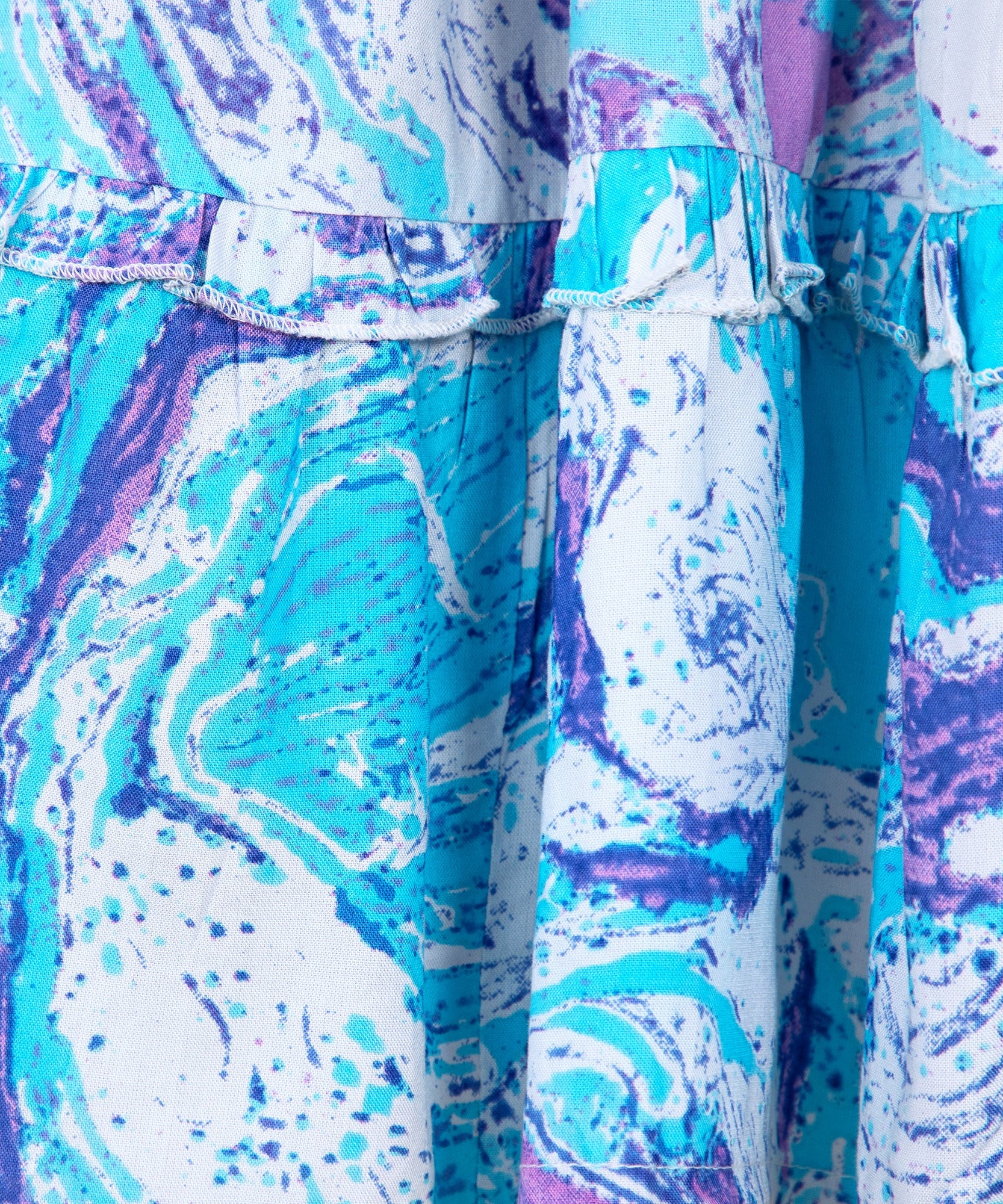 Swirl Dye Ruffle Separates
