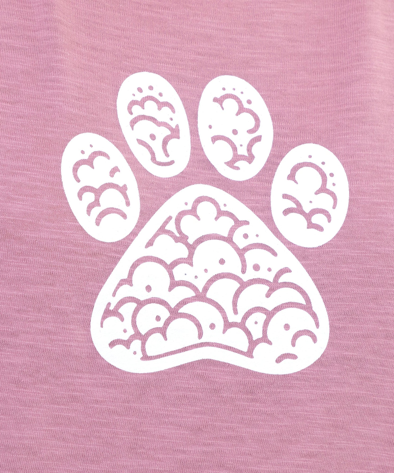 Paw Print Clouds Slub Tank Top
