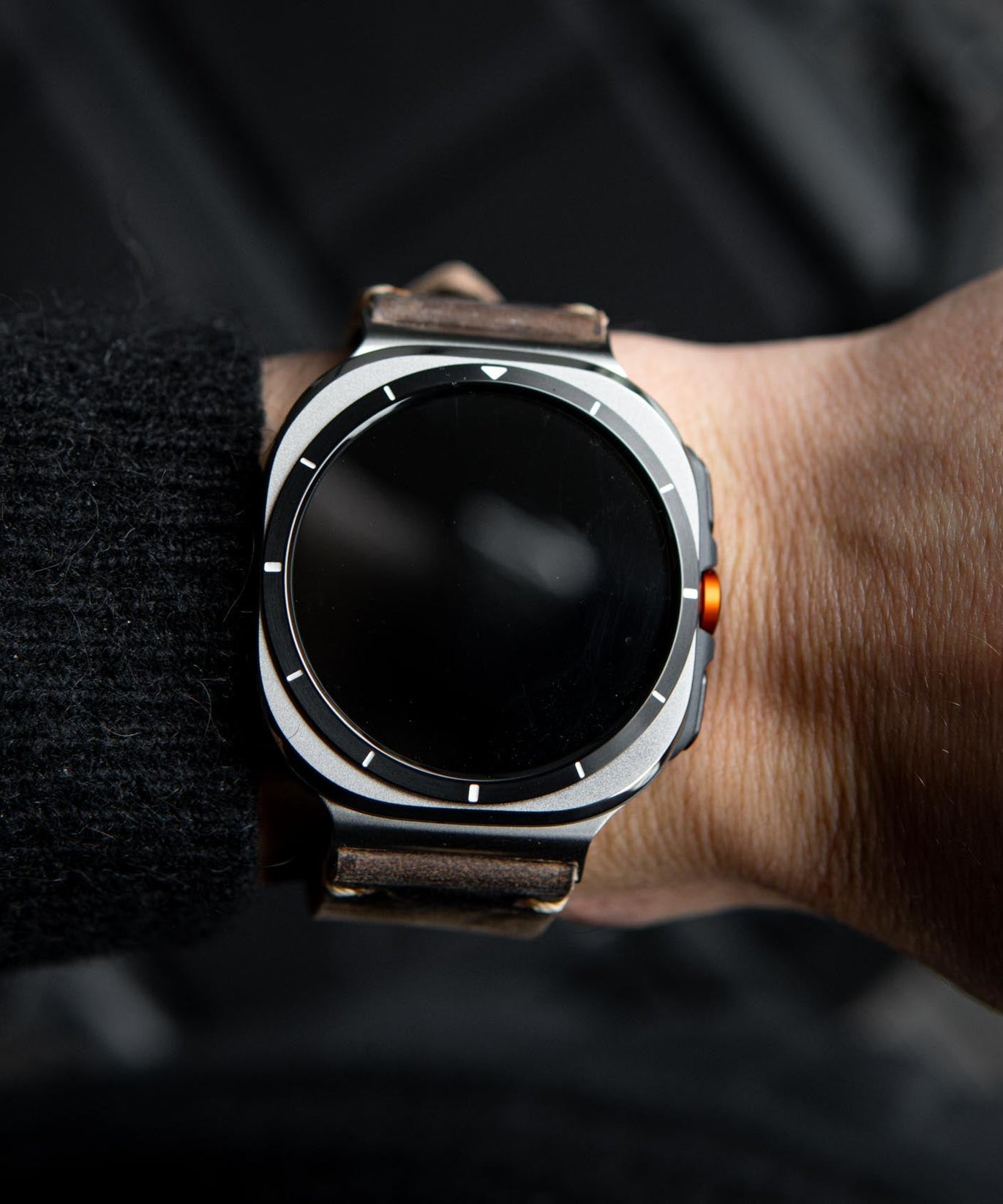 Leather Strap R01 for Samsung Galaxy Watch Ultra