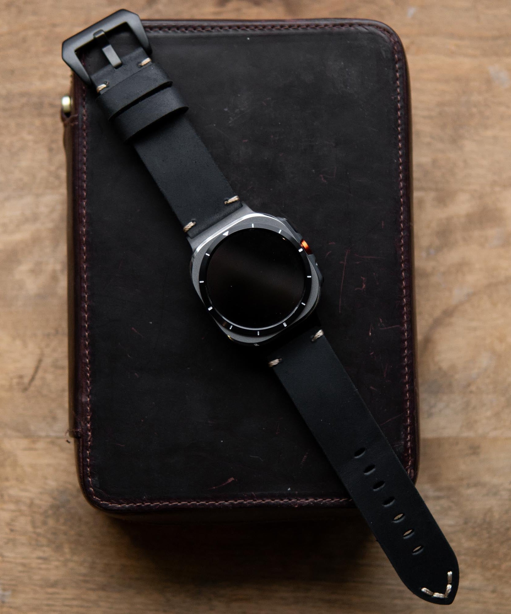 Leather Strap R01 for Samsung Galaxy Watch Ultra