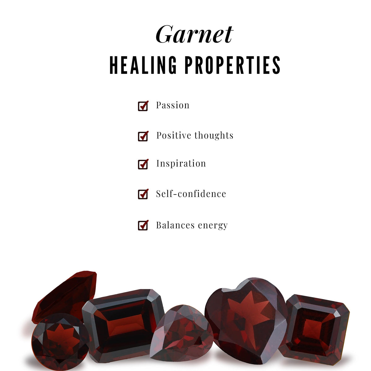 1.7 Carat Round Cut Garnet Flower Engagement Ring for Women