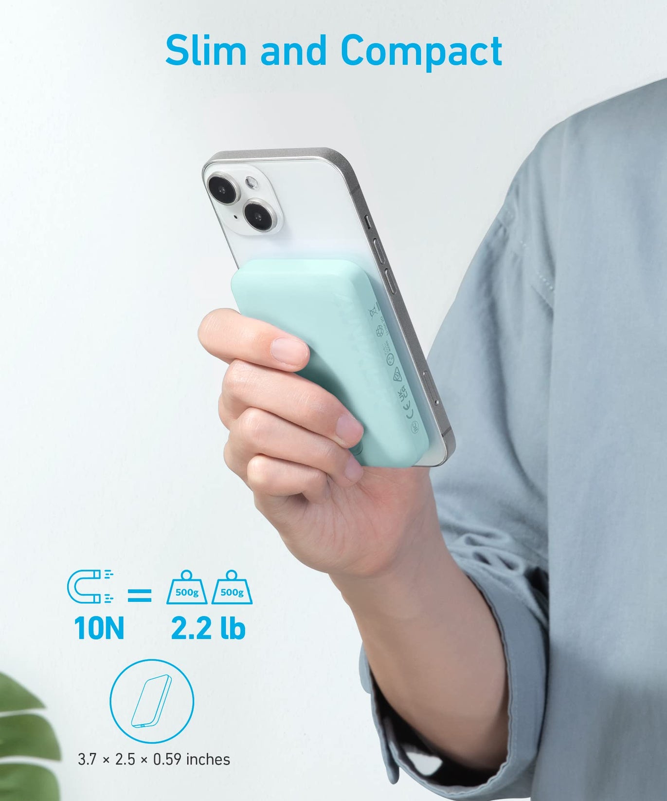 Anker <b>321</b> MagGo Battery (PowerCore Magnetic 5K)