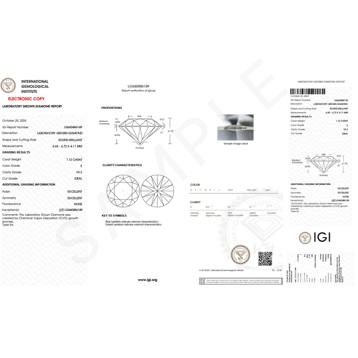 IGI Certified 3 Carat Emerald Cut Lab Grown Diamond Engagement Ring
