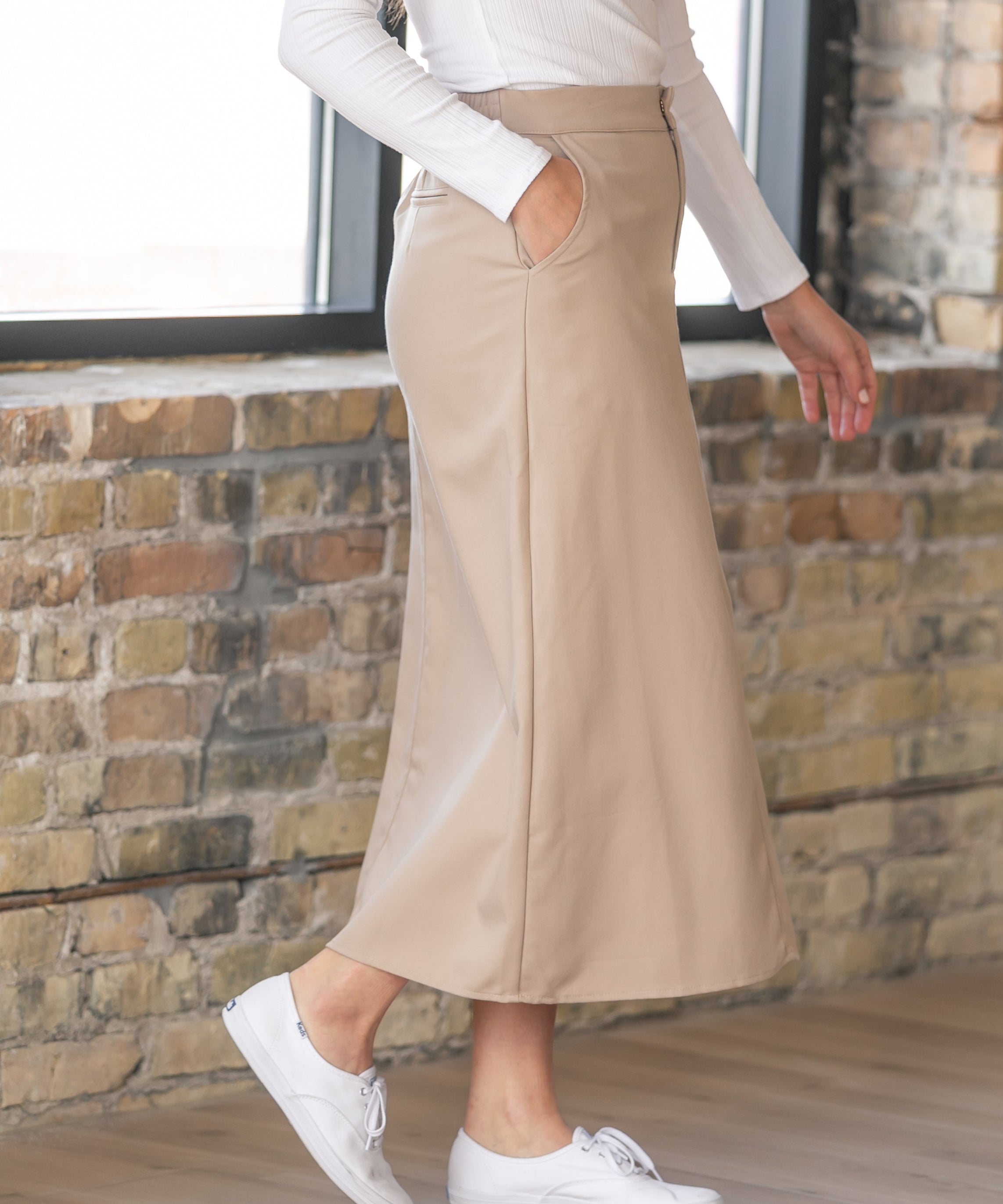 Dylan Midi Trouser Skirt