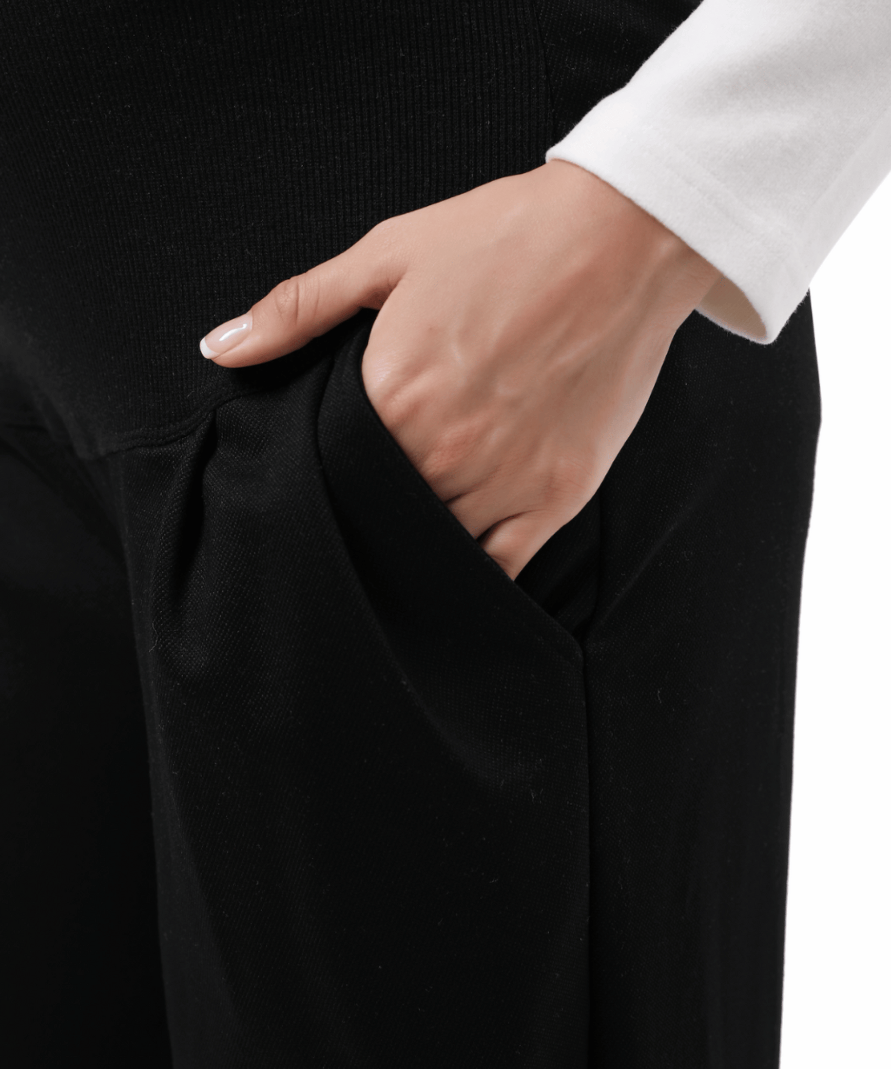 The Wide Leg Maternity Ankle Pant