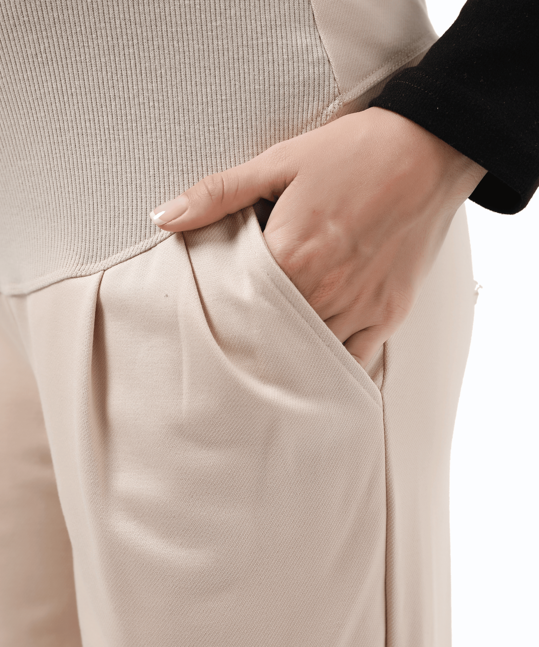 The Wide Leg Maternity Ankle Pant