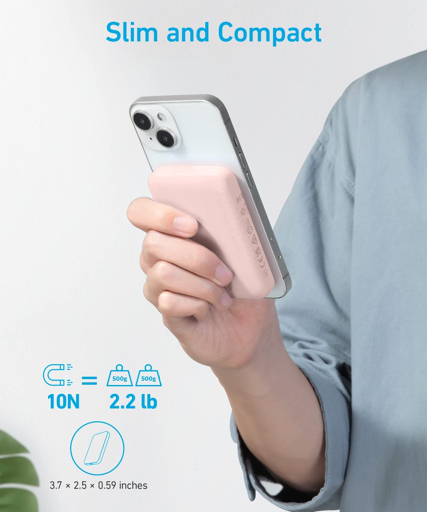 Anker <b>321</b> MagGo Battery (PowerCore Magnetic 5K)