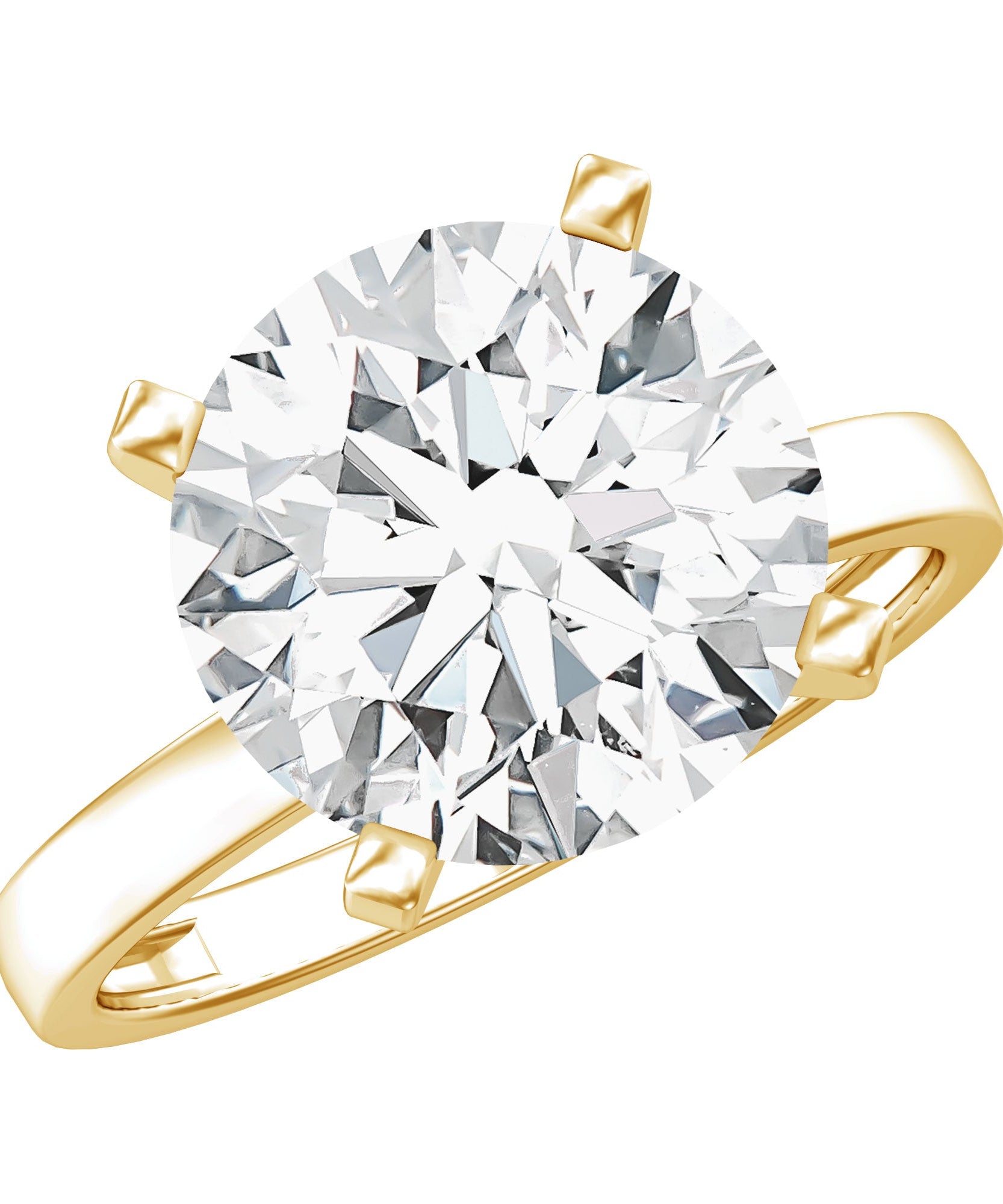 4 CT IGI Certified Lab Diamond Timeless Engagement Ring