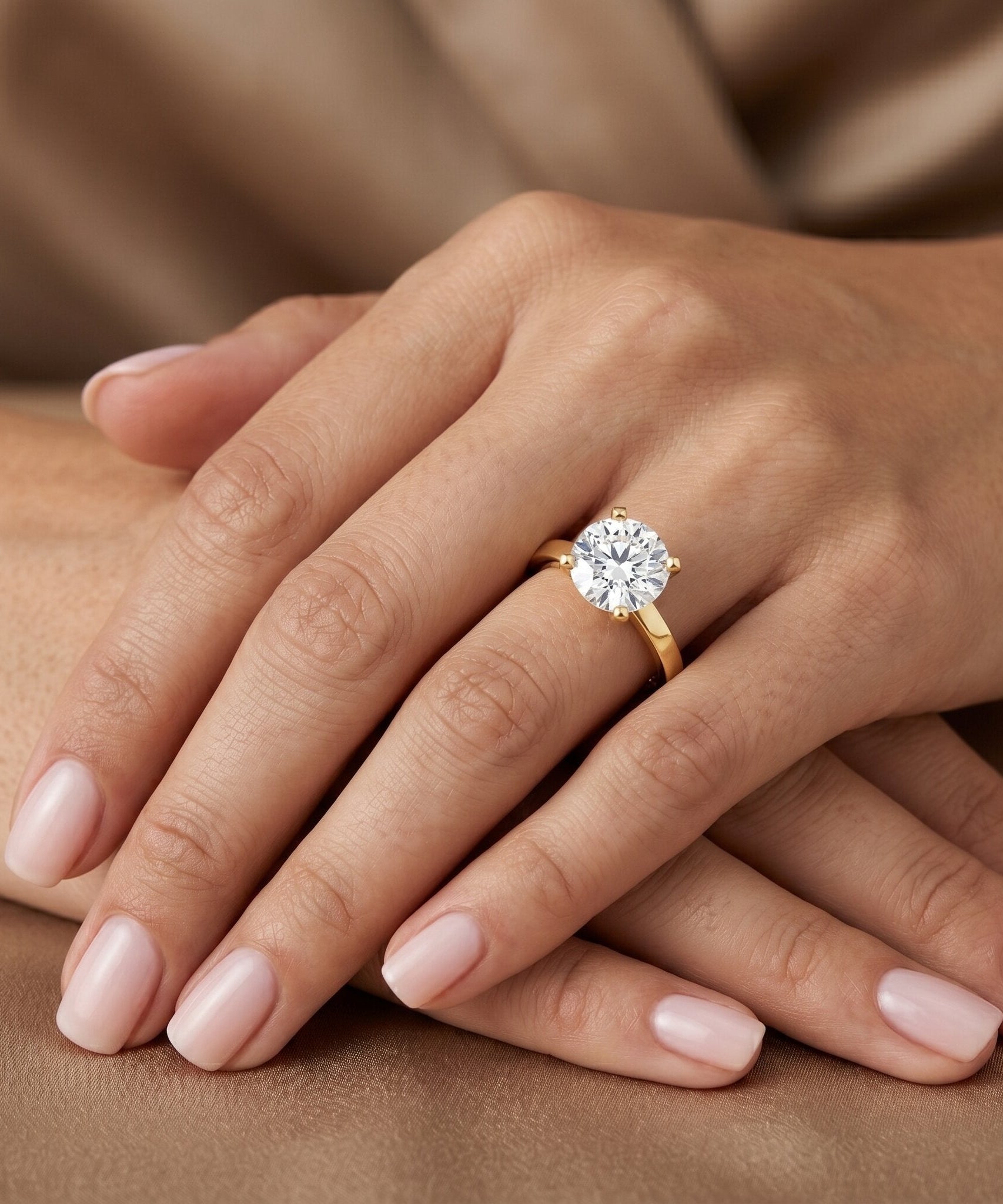 4 CT IGI Certified Lab Diamond Timeless Engagement Ring
