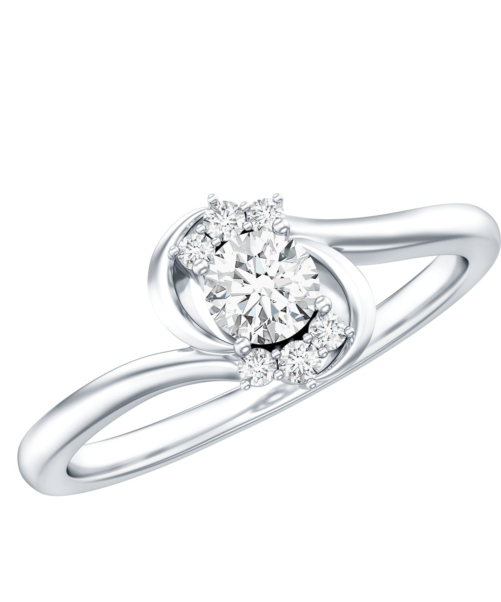 Brilliant Cut Certified Lab Grown Diamond Promise Ring For Her