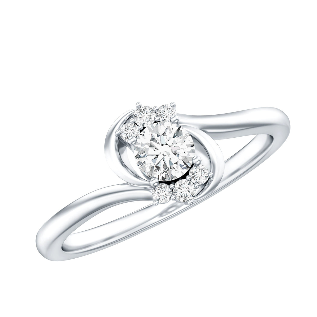 Brilliant Cut Certified Lab Grown Diamond Promise Ring For Her