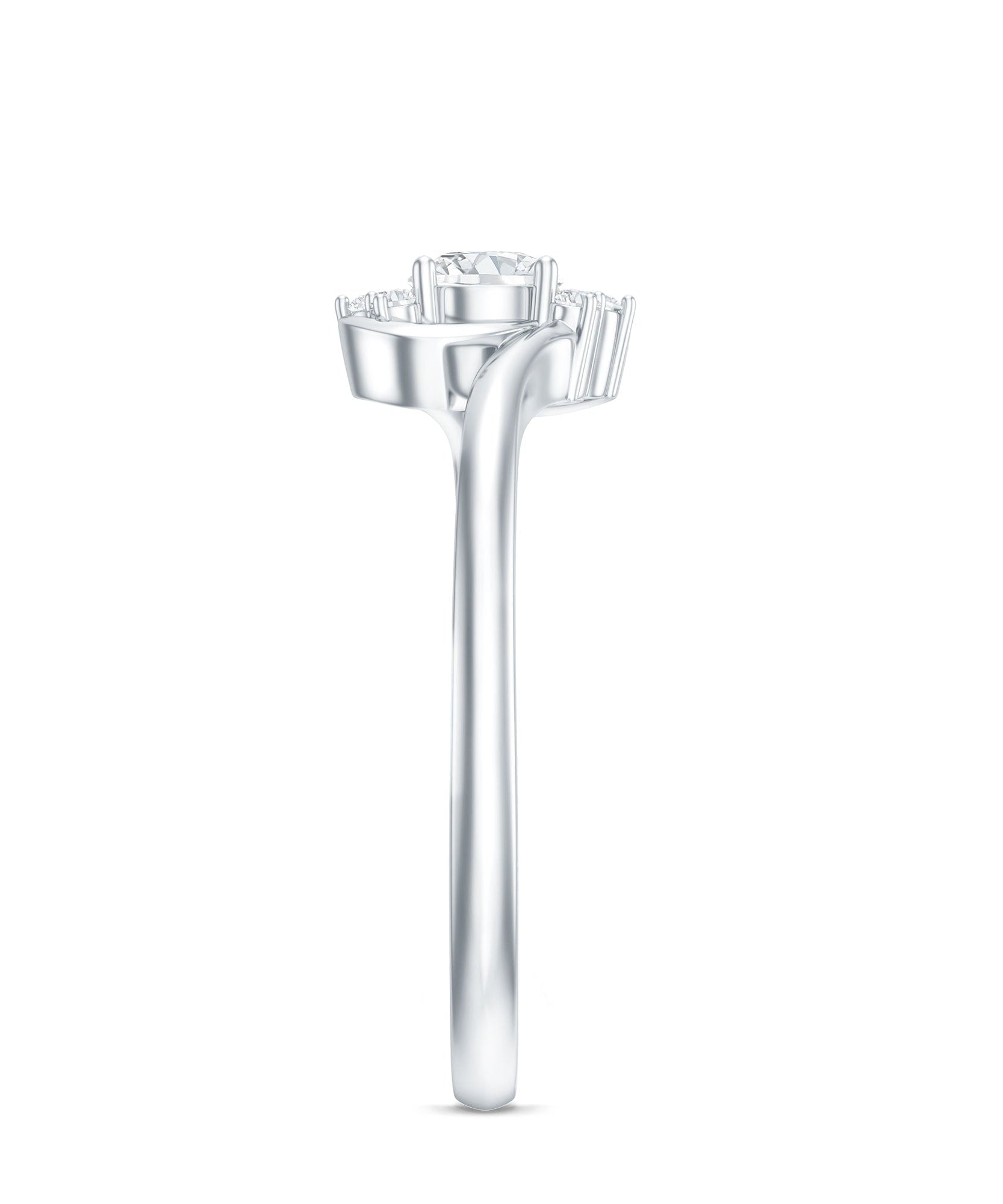 Brilliant Cut Certified Lab Grown Diamond Promise Ring For Her