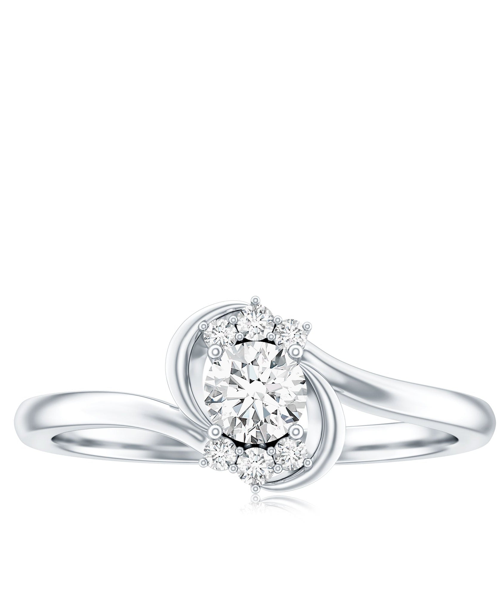 Brilliant Cut Certified Lab Grown Diamond Promise Ring For Her