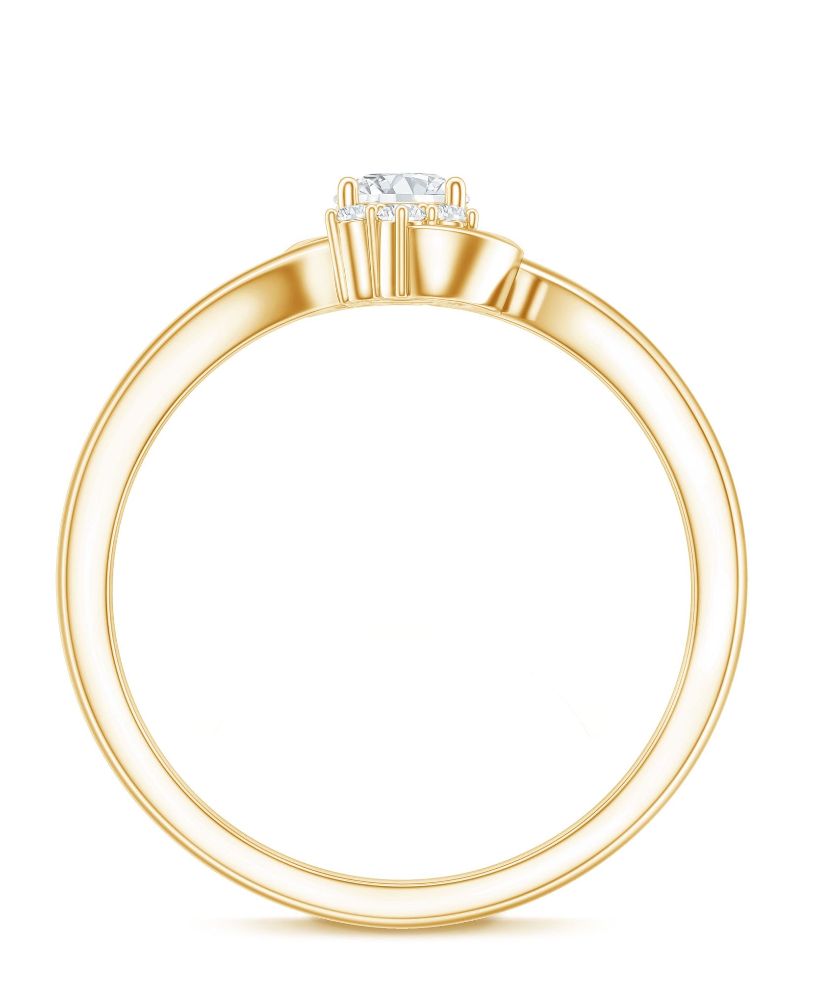 Brilliant Cut Certified Lab Grown Diamond Promise Ring For Her