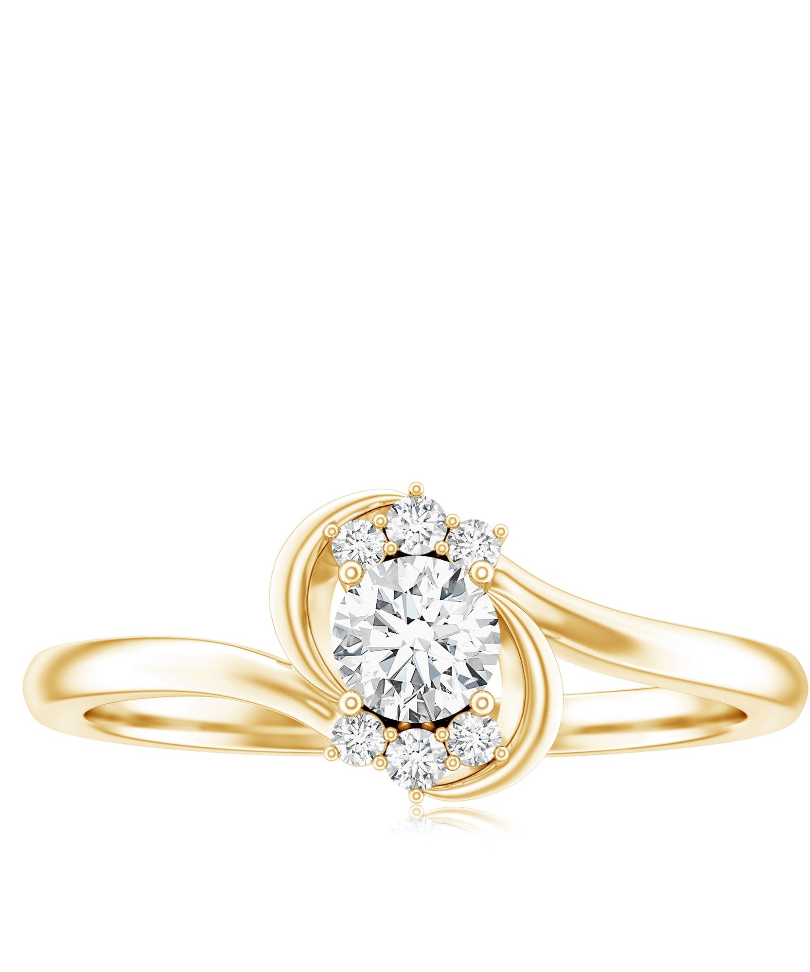 Brilliant Cut Certified Lab Grown Diamond Promise Ring For Her