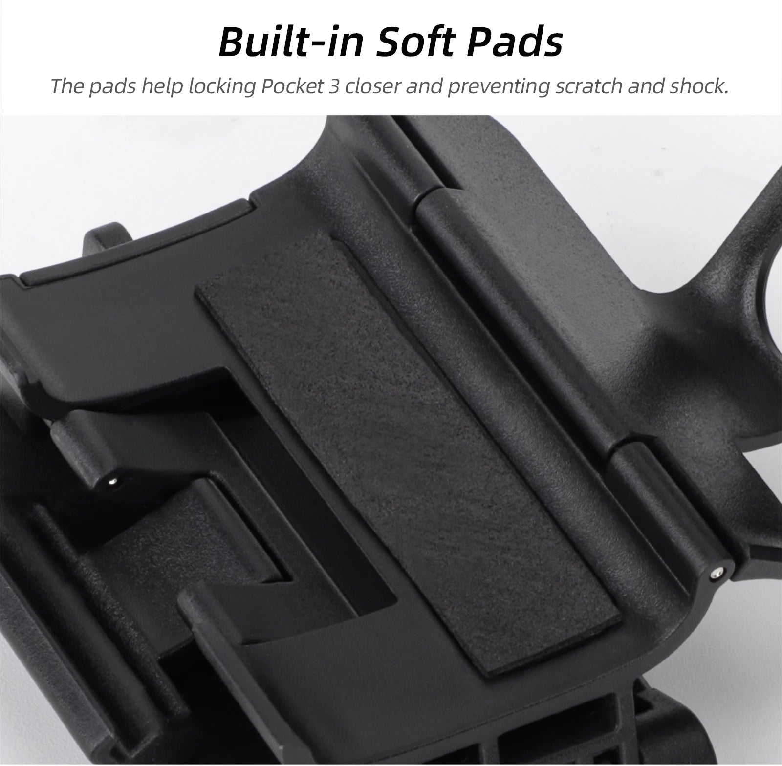 Base d'adaptateur magnétique DJI Pocket 3 – Accessoire de fixation rapide pour caméra
