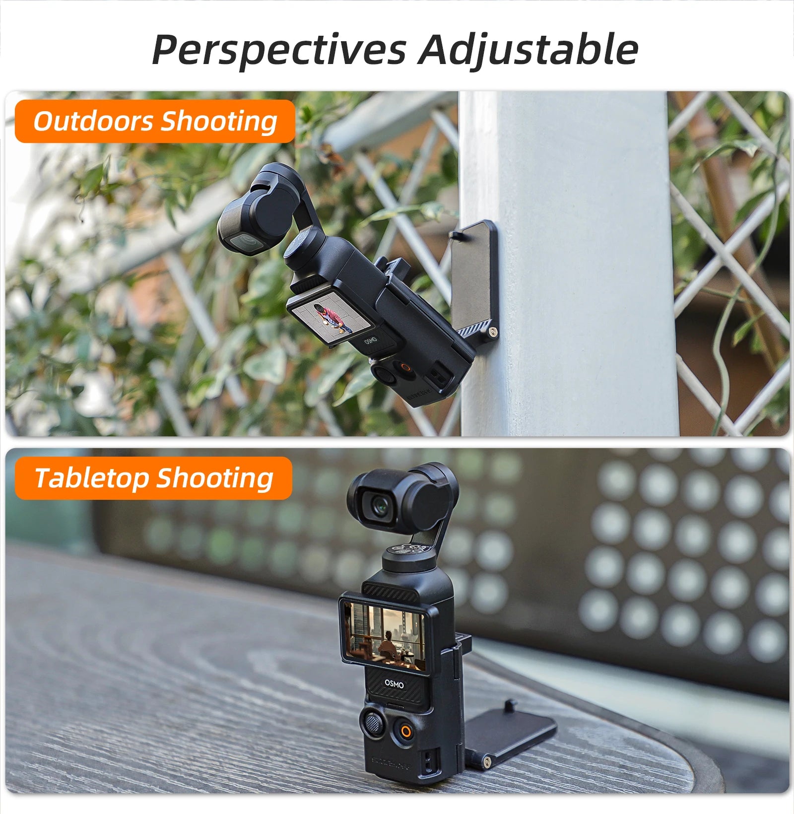 Base d'adaptateur magnétique DJI Pocket 3 – Accessoire de fixation rapide pour caméra