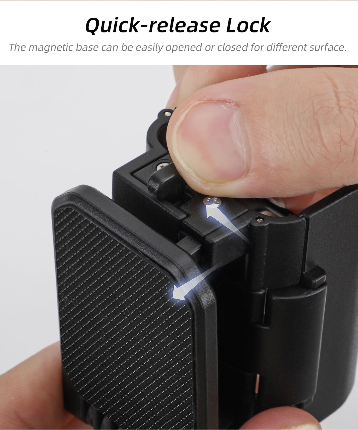 Base d'adaptateur magnétique DJI Pocket 3 – Accessoire de fixation rapide pour caméra